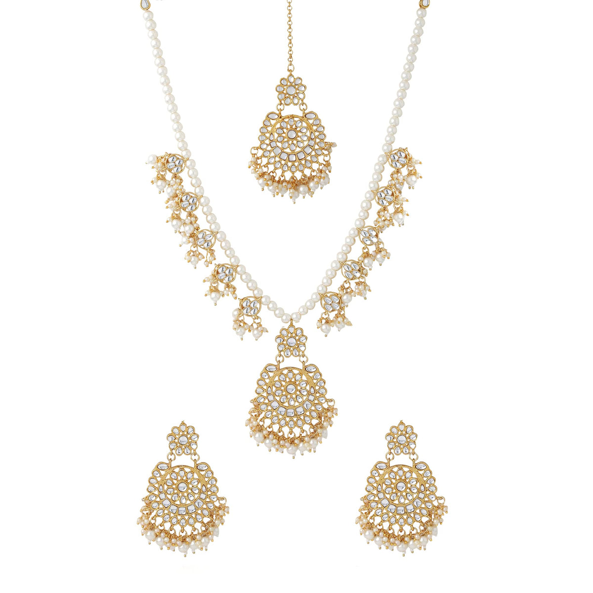 Yellow Chimes Jewellery Set for Women and Girls Crystal Jewellery Set for Women| Rose Gold Plated Choker Necklace Set | Birthday Gift for girls and women Anniversary Gift for Wife