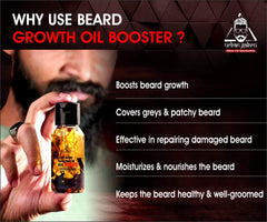 Urbangabru Beard Growth Oil Booster Enriched with Natural Herbs (Beard Booster Oil) 60 ml