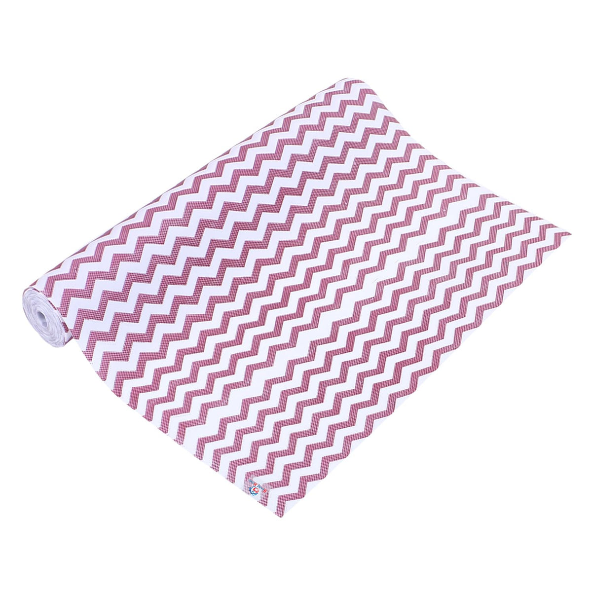 Heart Home Shelf Liner | EVA Kitchen Cabinet Shelf Mat | Anti-Slip Bathroom Mat | Fridge Mat | Table Mat | Zig Zag Design Wardrobe Mat | 5 Meter | Pink