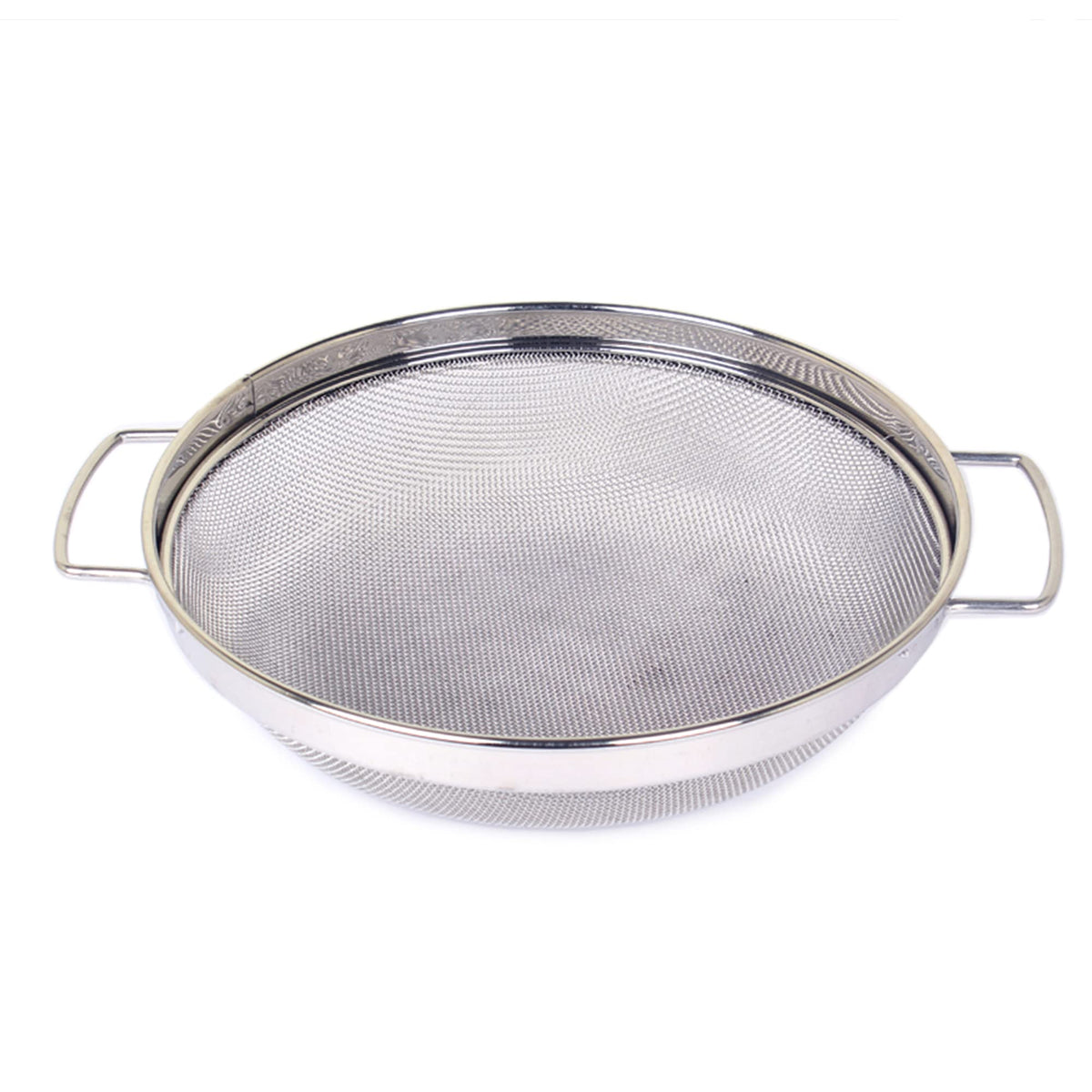 Colourtales 304 Food Grade Stainless Steel Multipurpose Puran Jali Chalni Mesh Strainer (21 cm Dia)