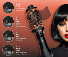 Urban Yog 3 in 1 Hot Air Brush for Women | One Step Hair Dryer, Hair Straightener and Volumizer | 1 Year Warranty
