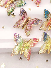 Yellow Chimes Hair Clips for Women Girls Hair Accessories for Women Multicolor Hair Clip 3 Pcs Butterfly Hair Clips for Girls Hairclips Alligator Clips for Hair Pins for Women and Girls Gift For Women & Girls