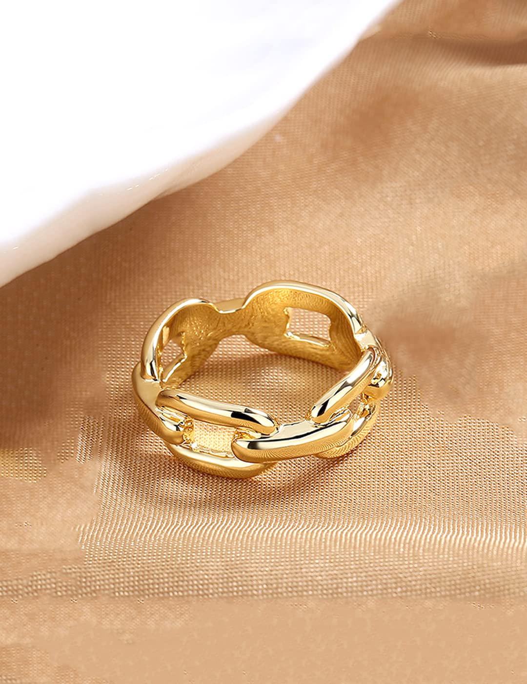 SUMANYA Half moon couple rings for husband and wife lovers gold ring pair  adjustable combo diamond design heart i love you couples Alloy Ring Price  in India - Buy SUMANYA Half moon