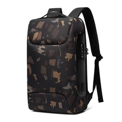 THE CLOWNFISH Multi Functional Water Proof Anti Theft 15.6 inch Laptop Backpack (Camo)