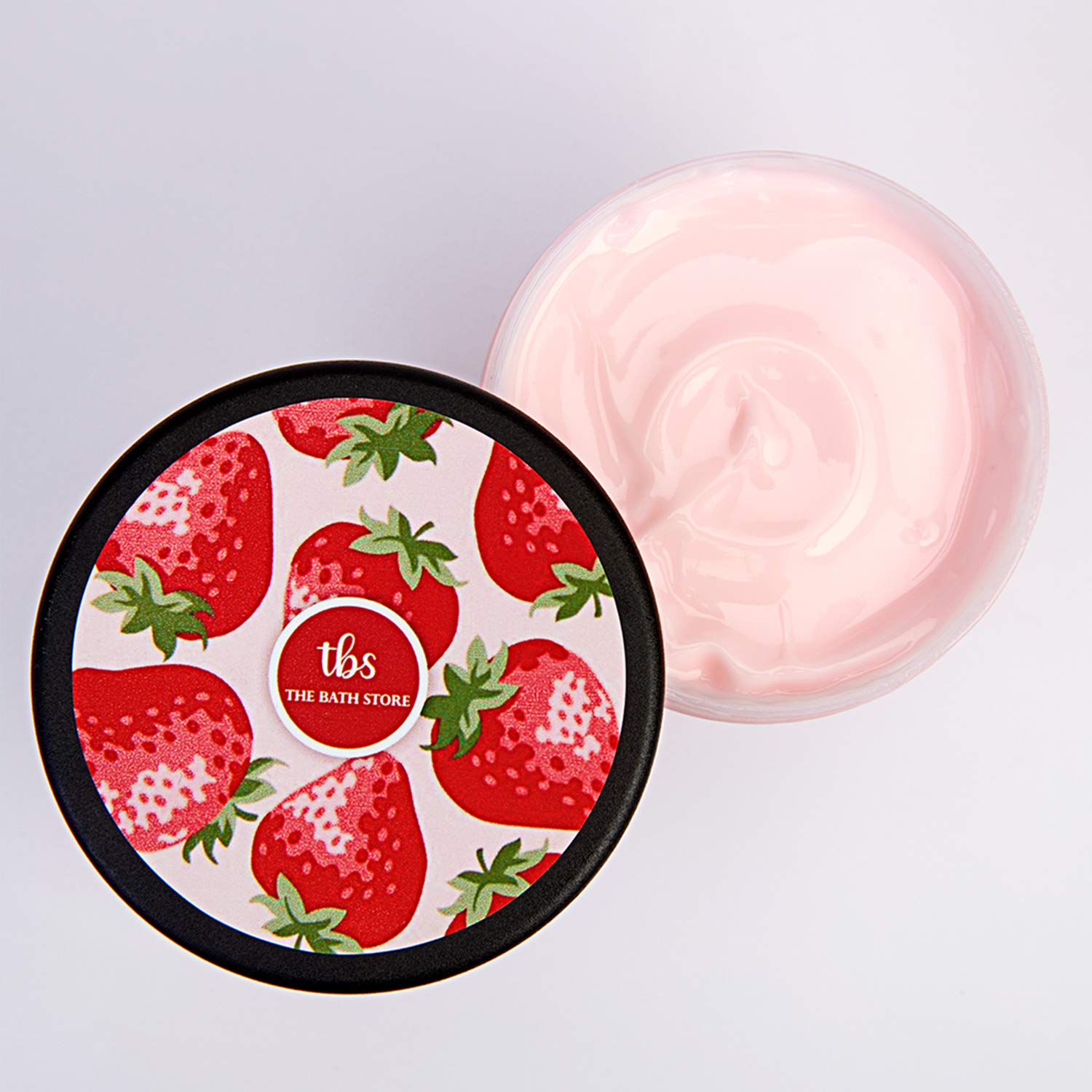 The Bath Store Strawberry Sparkle Body Yogurt for Soft and Supple Skin with Rich Ingredients for All Skin Type - 200 gm