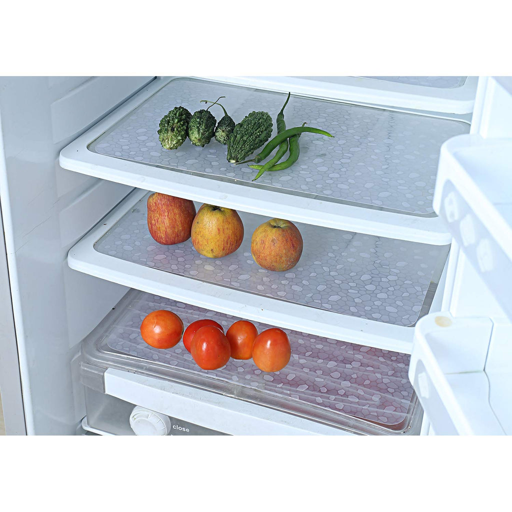 Kuber Industries Stone Design 3 Piece PVC Refrigerator Drawer Mat Set ...