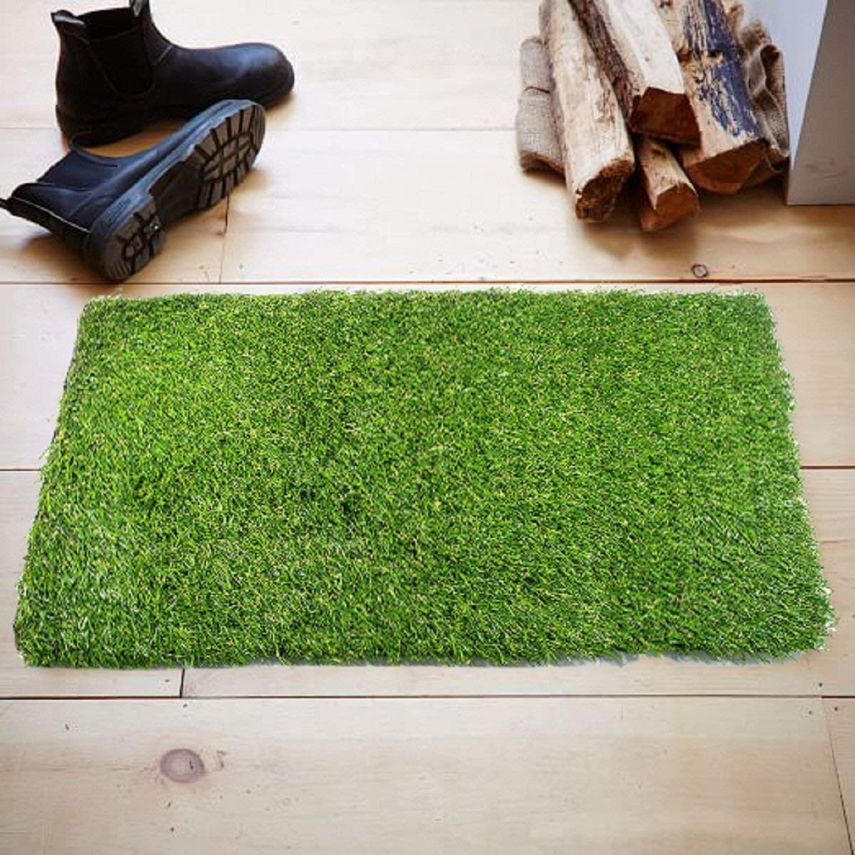 Kuber Industries Artificial Grass Mat For Balcony Or Doormat, Artificial Grass. Size - 45 X 75 Cms-CTKTC032006