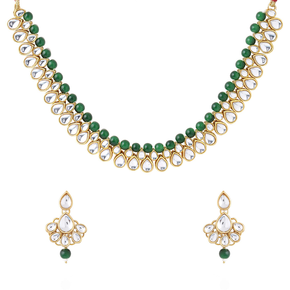 Yellow Chimes Jewellery Set for Women and Girls Bridal Jewellery Set for Wedding Gold Plated Choker Necklace | Coin Designed Jewellery Set | Birthday Gift for girls and women Anniversary Gift for Wife