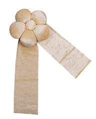Kuber Industries Velvet 2 Pieces Curtain Tie Back Tassel Set (Gold), Standard (CTKTC024102)