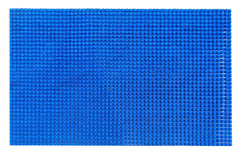 Kuber Industries Turf Design PVC Door Mat - 24"x16" (Blue)