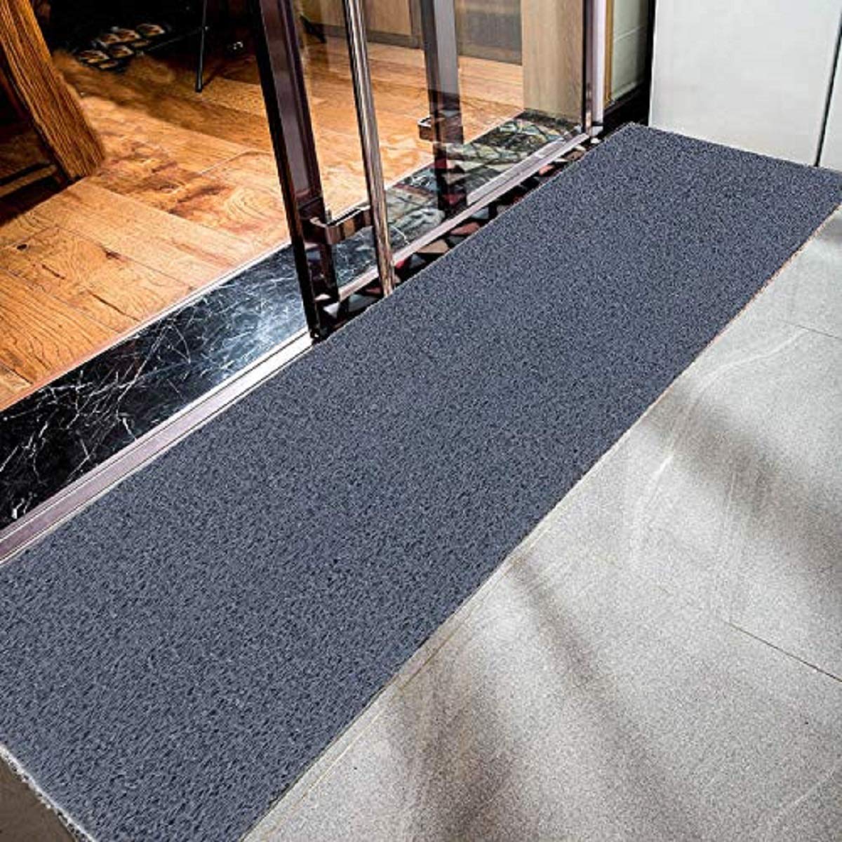 Kuber Industries Country, Modern Door Mat (Grey, PVC, Standard)