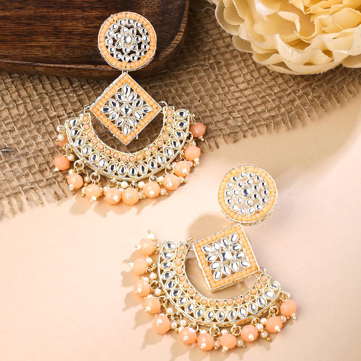 up to 1 Gram Gold Forming Chand Bali Design Ear Rings – The Raj Ratna