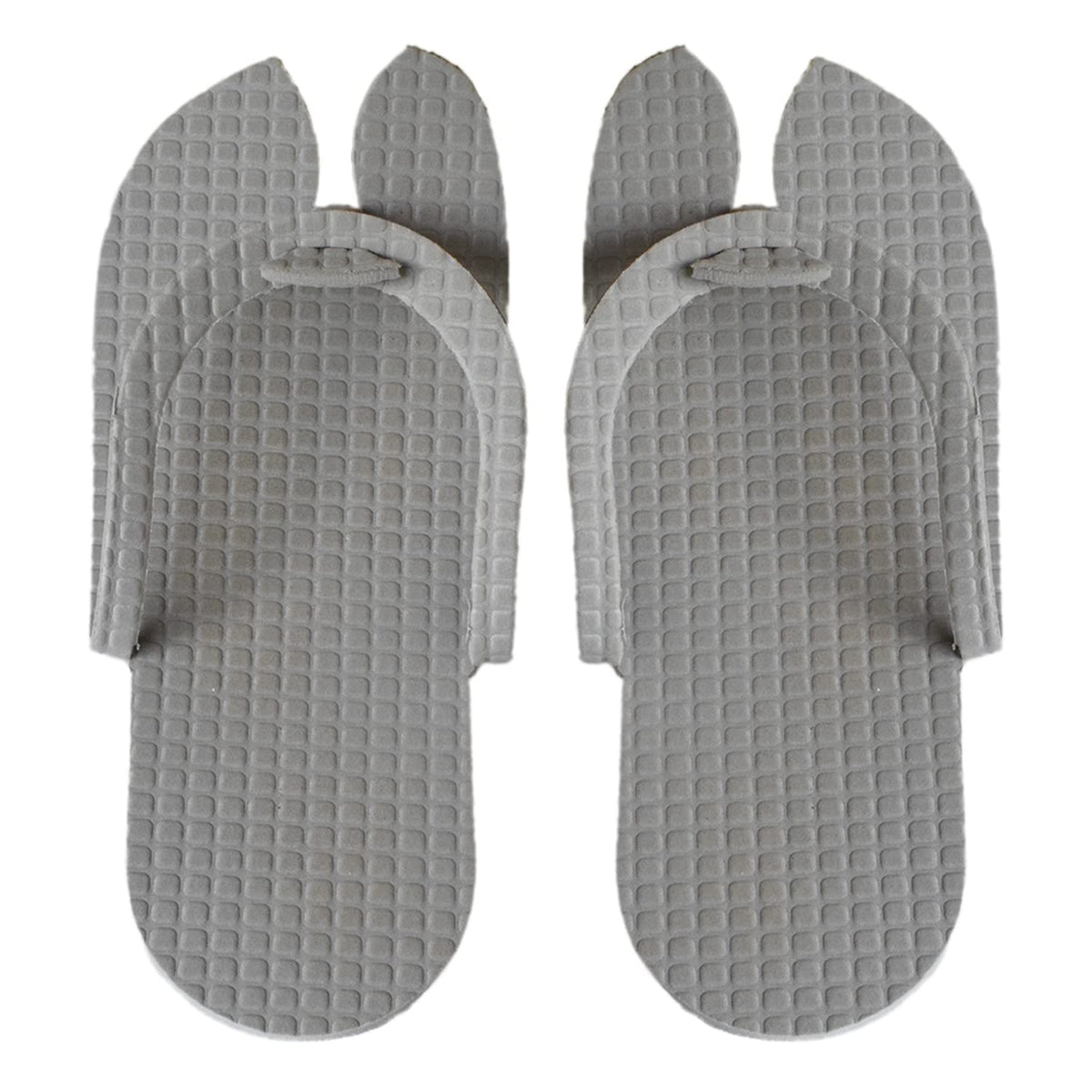 Kuber Industries Rubber Bathroom Slipper For Men & Women 1 Pair (Grey) 54KM4200