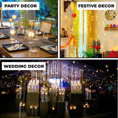 Kuber LED Candles for Home Decoration |Battey Operated |Flameless Yellow Light |Diwali Lights for Home Decoration, Along with Other Festivities & Parties |Pack of 12, Multi-Colour