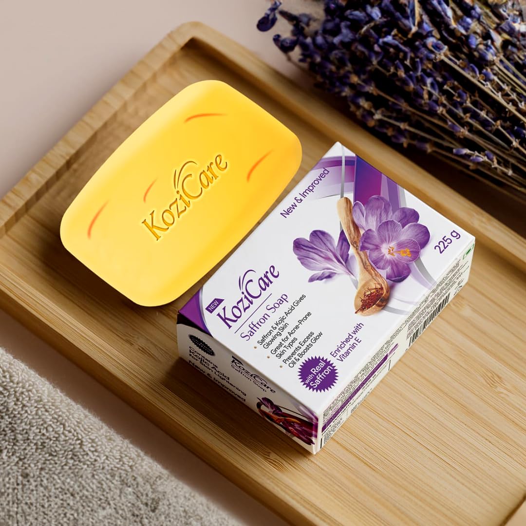 Kozicare Saffron Soap Skin Brightening Dark Spot Remover