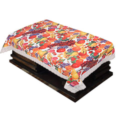 Kuber Industries Fruits Printed PVC 4 Seater Center Table Cover (Multi)