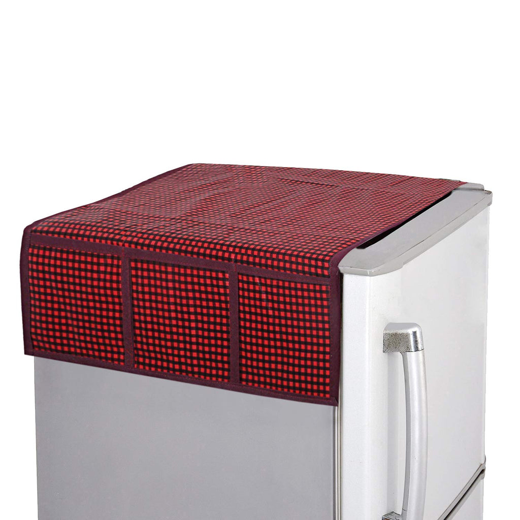 Kuber Industries PVC 3 Pieces Fridge Mats and 1 Piece Fridge Top Cover ...