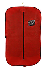 Kuber Industries Embossed Design 4 Pieces Foldable Non Woven Men's Coat Blazer Cover (Red & Golden) -CTKTC042289