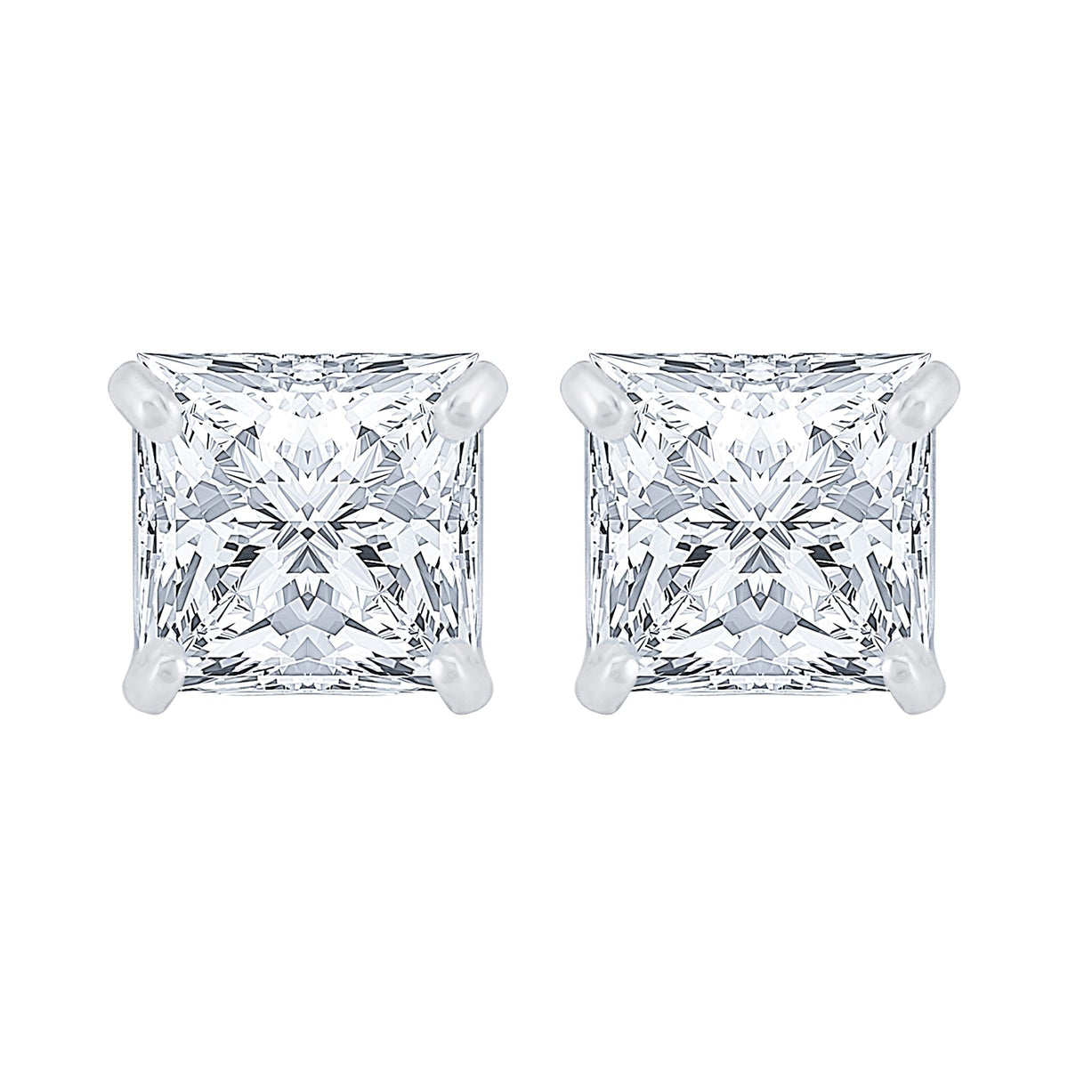 Yellow Chimes Crystal 925 Sterling Silver Hallmark and Certified Purity Studs Earrings for Women and Girls