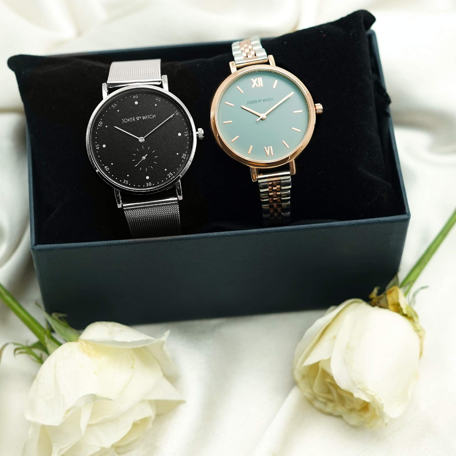 Matching Half Hearts Couple Watch Gift Set – Gullei