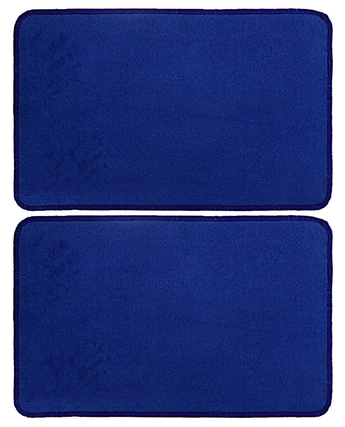 Kuber Industries Microfiber Anti Slip 2 Pieces Door Mat 22"x14", Sky Blue - CTKTC21925