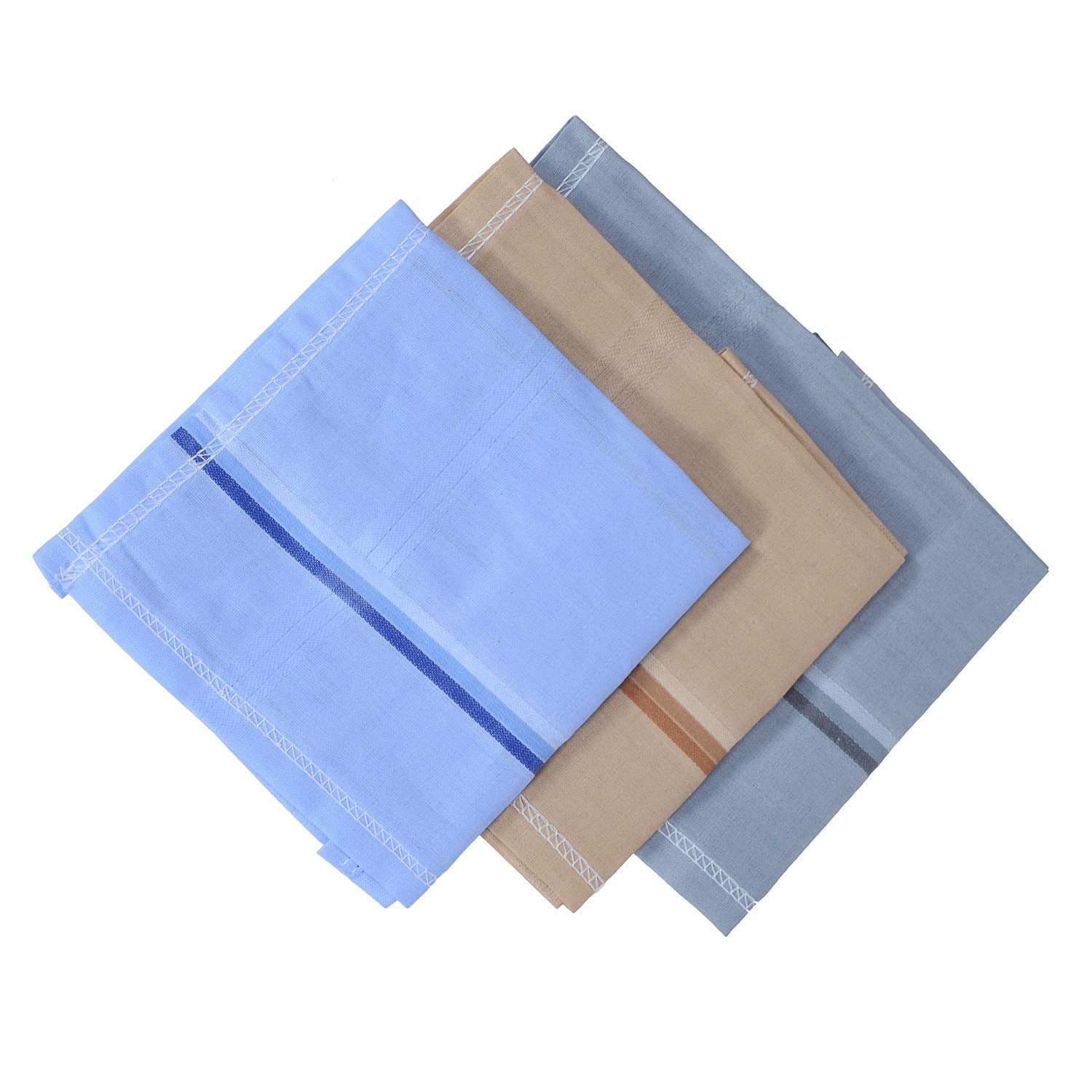 Kuber Industries Men's Cotton Handkerchief (Multicolor) -Pack of 6