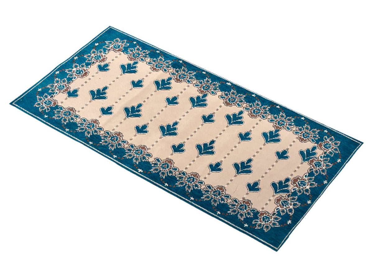 Heart Home Rectangular Floral Print Cotton Table Runner for Dining and Center Table, Wedding, Everyday Use, Dinner Parties (Green)-50HH01286