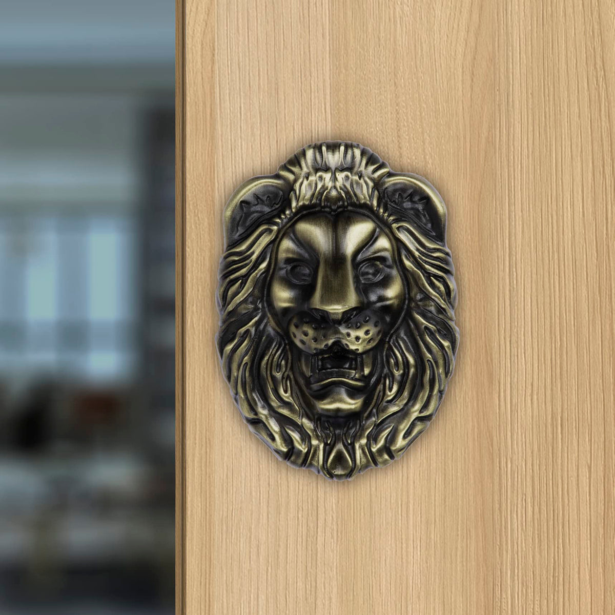 Plantex Heavy Duty Door Handle/Door & Home Decor/4.5-inches Main Door Handle/Knobe/Door Pull Push Handle-Pack of 1 (211-Brass Antique Finish)