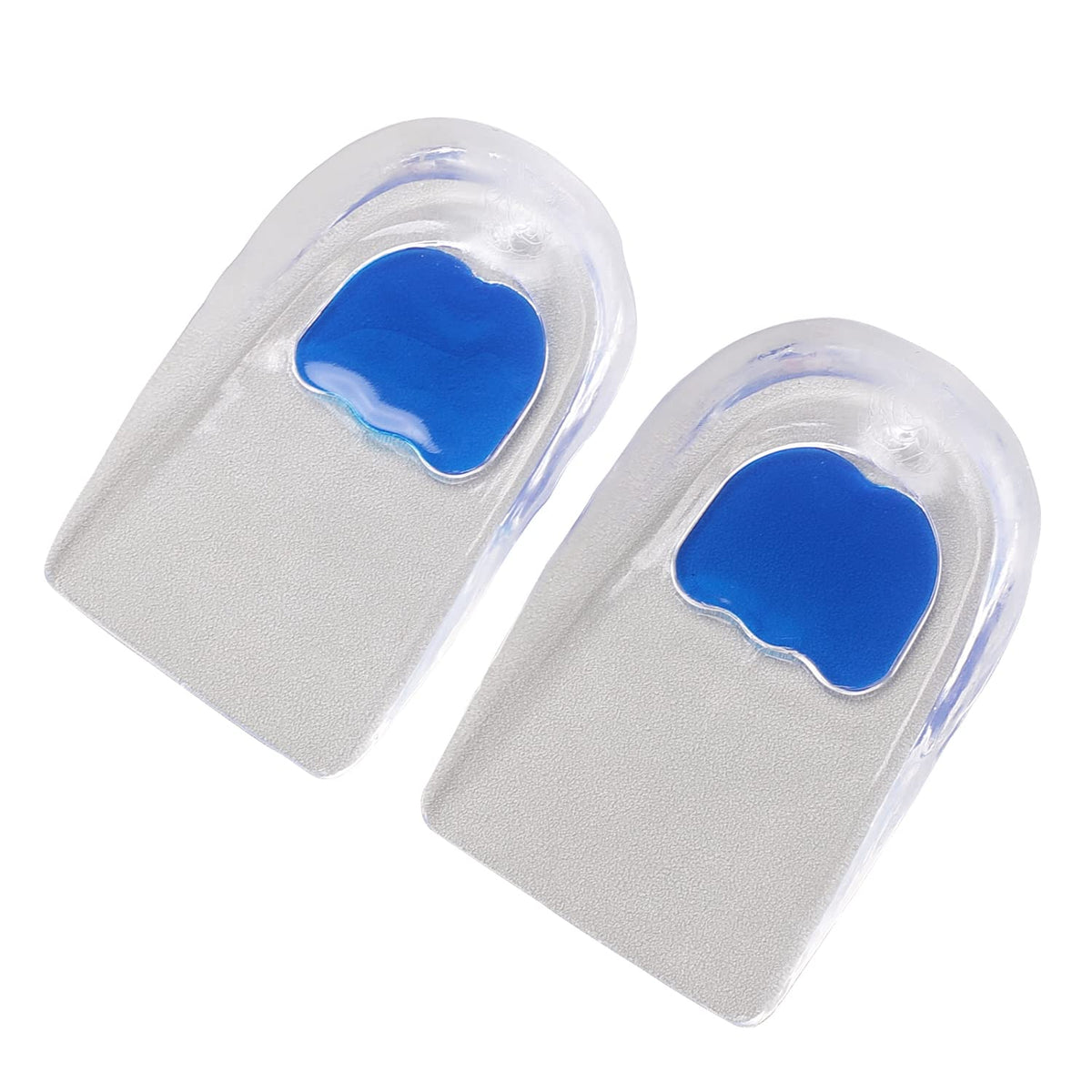 Dr Foot Gel Heel Cups Pair | Foot Comfort Support Protectors | For Bone Spurs Pain Relief Protectors Of Your Sore | Massaging & Shock Absorbing Gel | For Men - 1 Pair