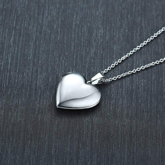 Yellow Chimes Pendant for Women Silver Plated Openable Heart Photo Frame Locket Gift Jewelry Pendant Necklace for Men and Women.