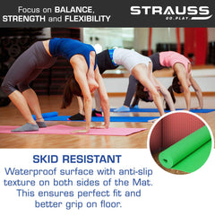 Strauss Yoga Mat, 6 mm (Green)