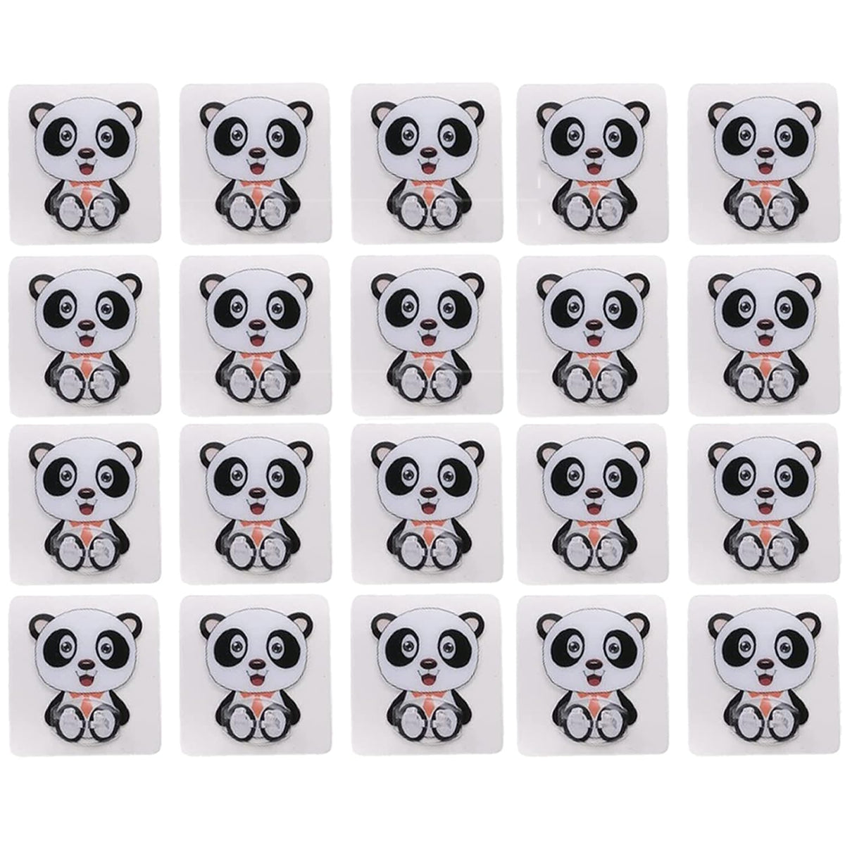 Kuber Industries Hooks For Wall|Durable & Rust-Proof|Self Adhesive Hook|Multipurpose Hooks for Bathroom, Kitchen|Pack of 20|Transparent