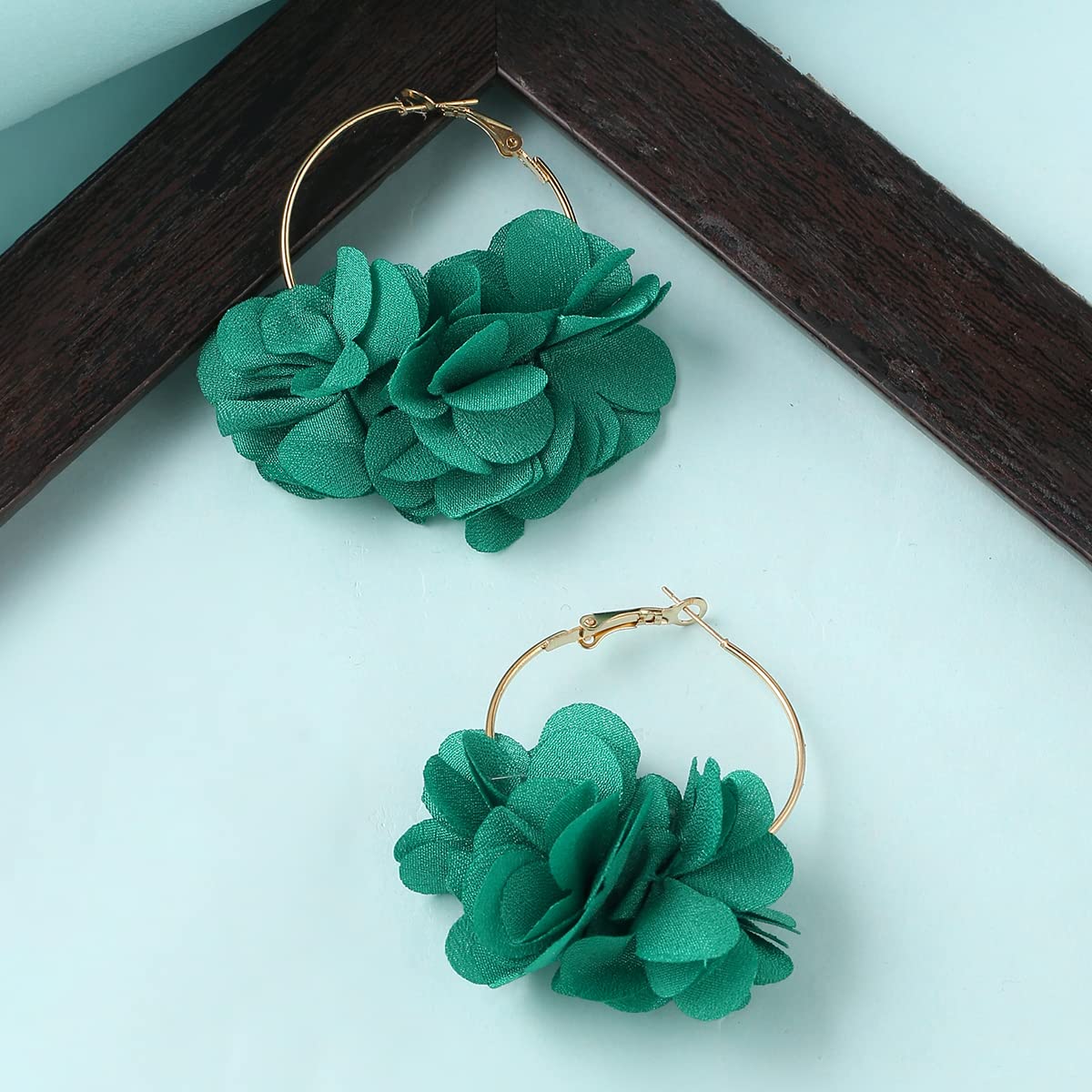 Floral handmade earrings – Lunas Collection