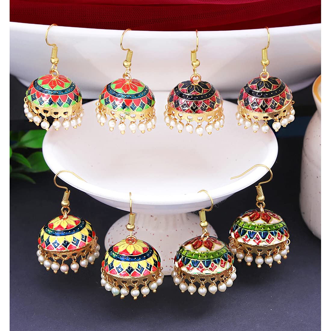 Silver Jhumkas: Traditional Indian Earrings for Women