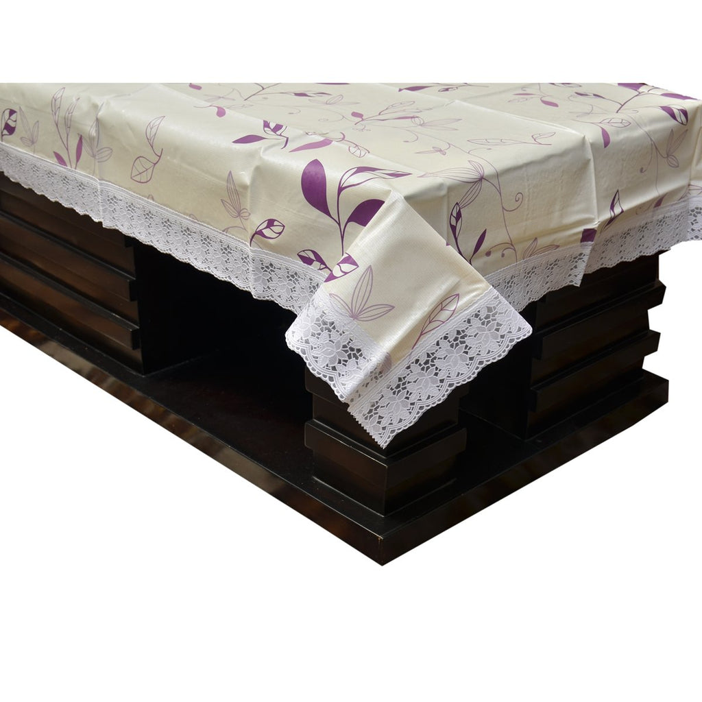 Kuber Industries PVC 4 Seater Centre Table Cover - Cream – GlobalBees Shop