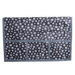 Kuber Industries PVC Polka Dot Fridge Top Cover - Grey (CTKTC05397)