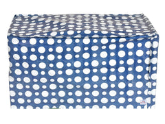 Heart Home Dot Printed PVC Mixer Grinder Cover (Blue & White)-HS43HEARTH25700
