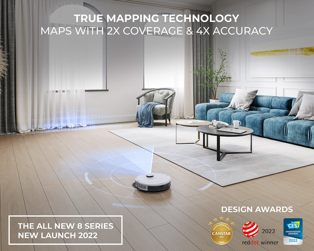 ECOVACS DEEBOT 2in1 Robotic Vacuum Cleaner with OZMO Mopping