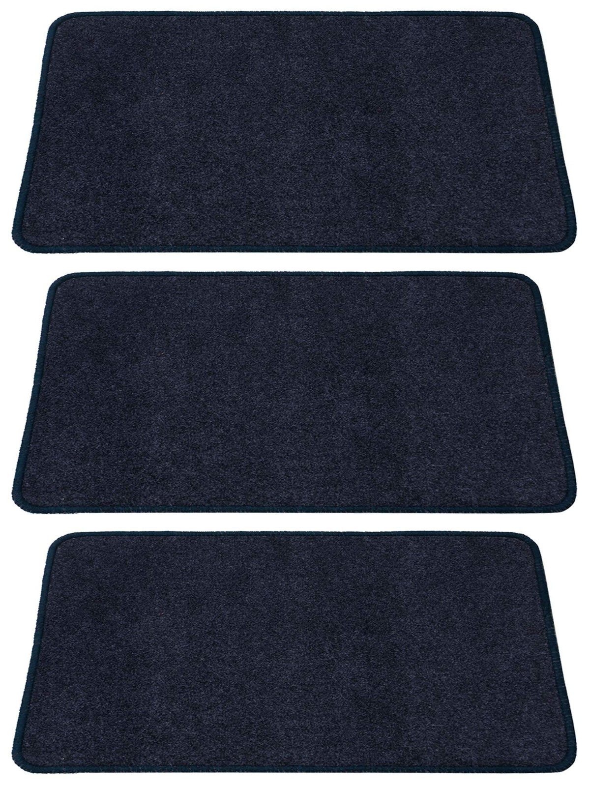 Kuber Industries Microfiber Anti Slip 3 Pieces Bath Mat 22"x14", Grey - CTKTC39917