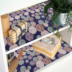 Kuber Industries Rose Design PVC Wardrobe Kitchen Drawer Shelf Mat|10 Mtr Roll & Easy to Cut|Size 1000 x 45 Cm (Multi)-CTKTC30427, Standard,Polyvinyl Chloride