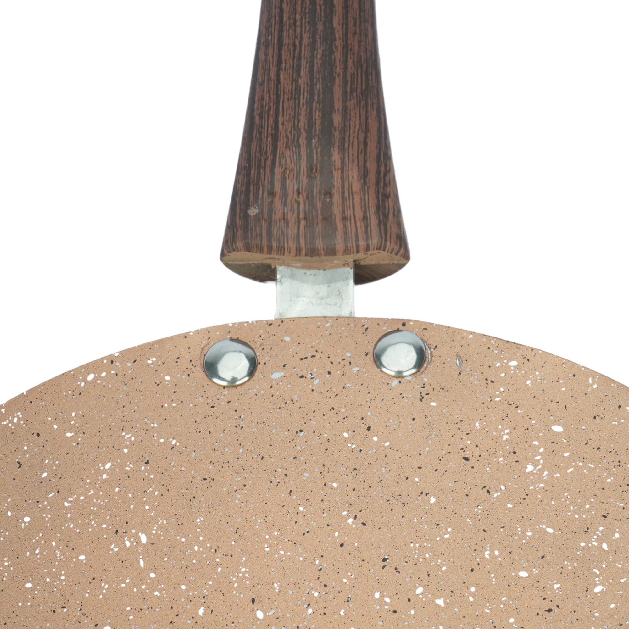 The Better Home Non Stick Roti Tawa with Riveted Handle | 26 cm Diameter | High Grade Aluminium | Scratch Resistant Surface | Roti Nonstick Dosa Tawa Non Stick Pan | Gold