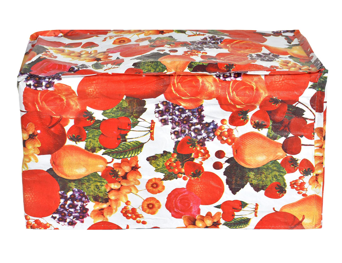 Kuber Industries Fruit Printed PVC Mixer Grinder Cover (Multicolour)-HS43KUBMART25698, Standard