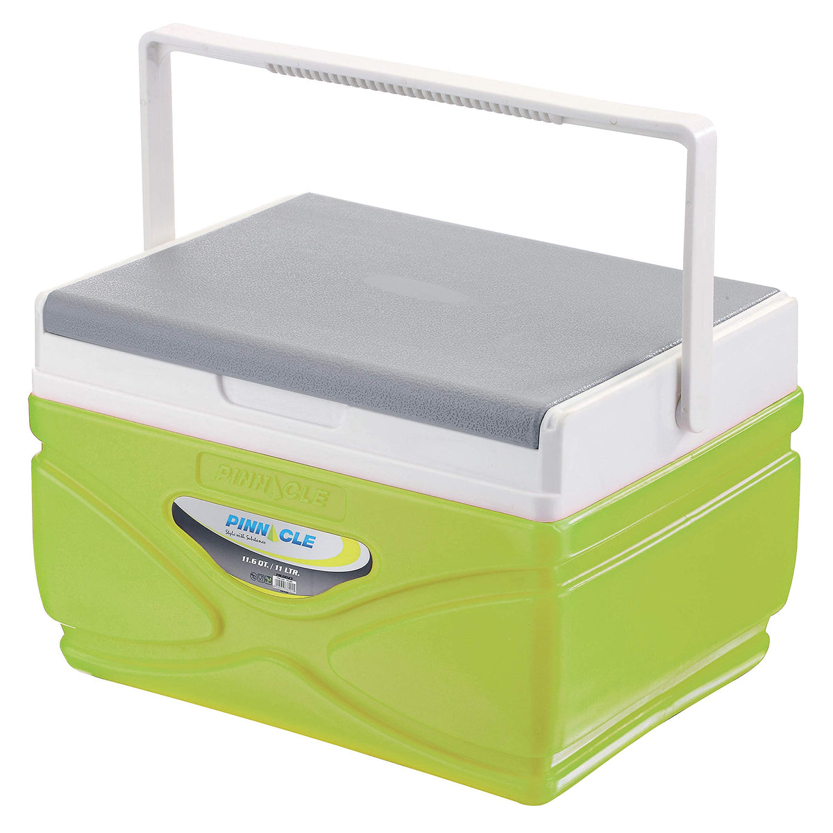 Pinnacle Prudence Ice Box with Soft Touch Handle Keeps Cold Upto 48 Hours (11 litres) (Green)