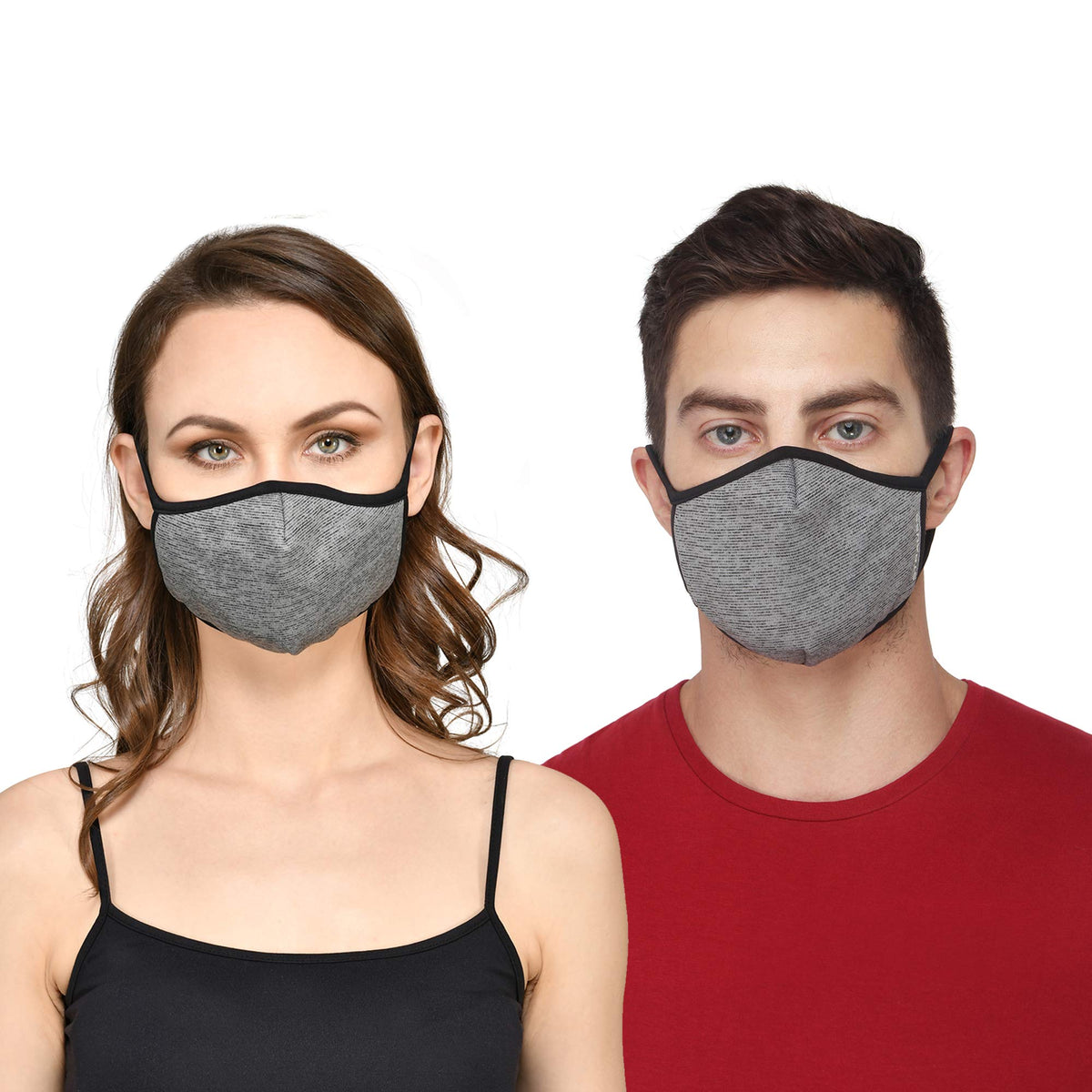 STRAUSS Unisex Anti-Bacterial Protection Mask, Non Vent, Large, (Grey)