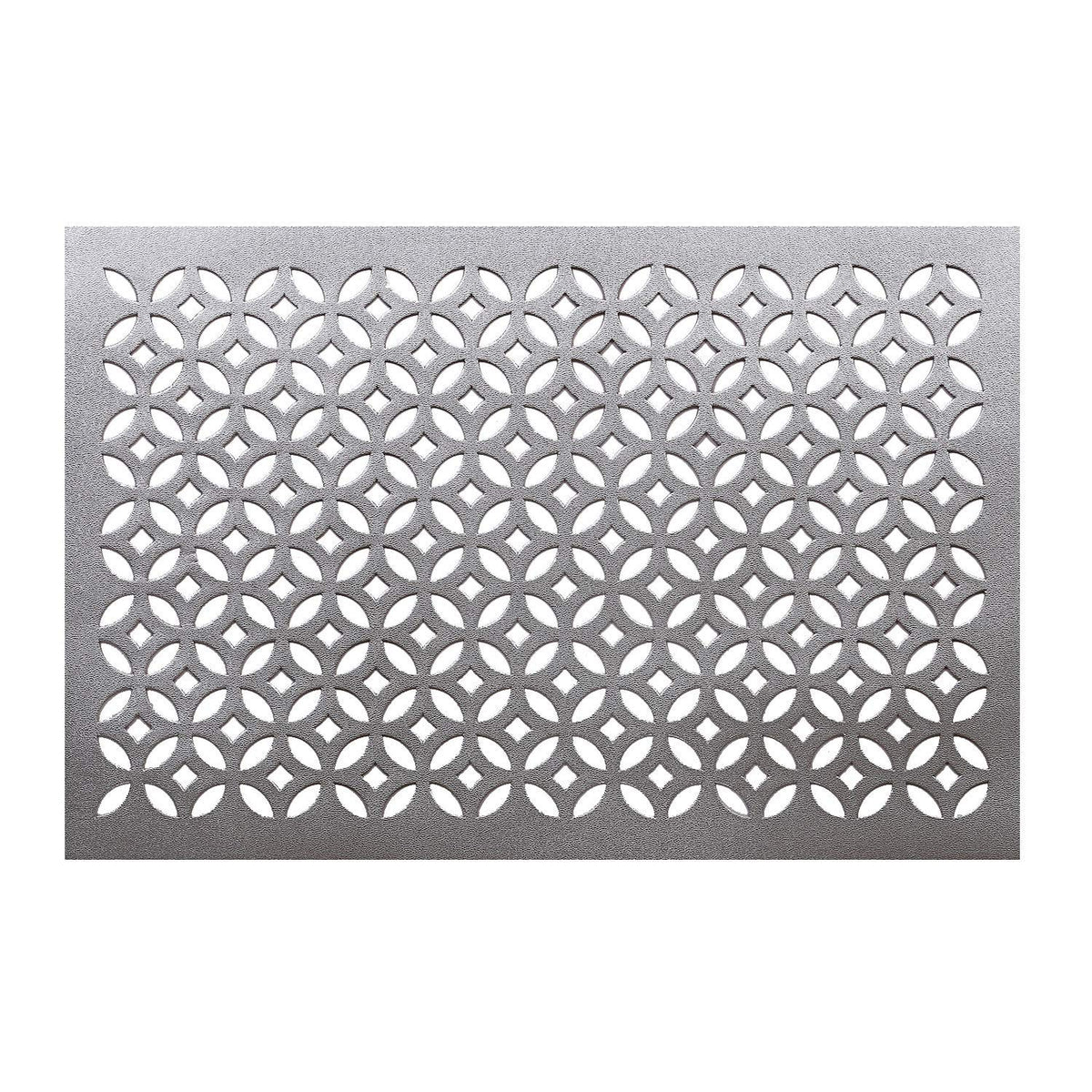 Kuber Industries Embossed Flower Design PVC 6 Pieces Dining Table Placemat Set (White) - CTKTC045893