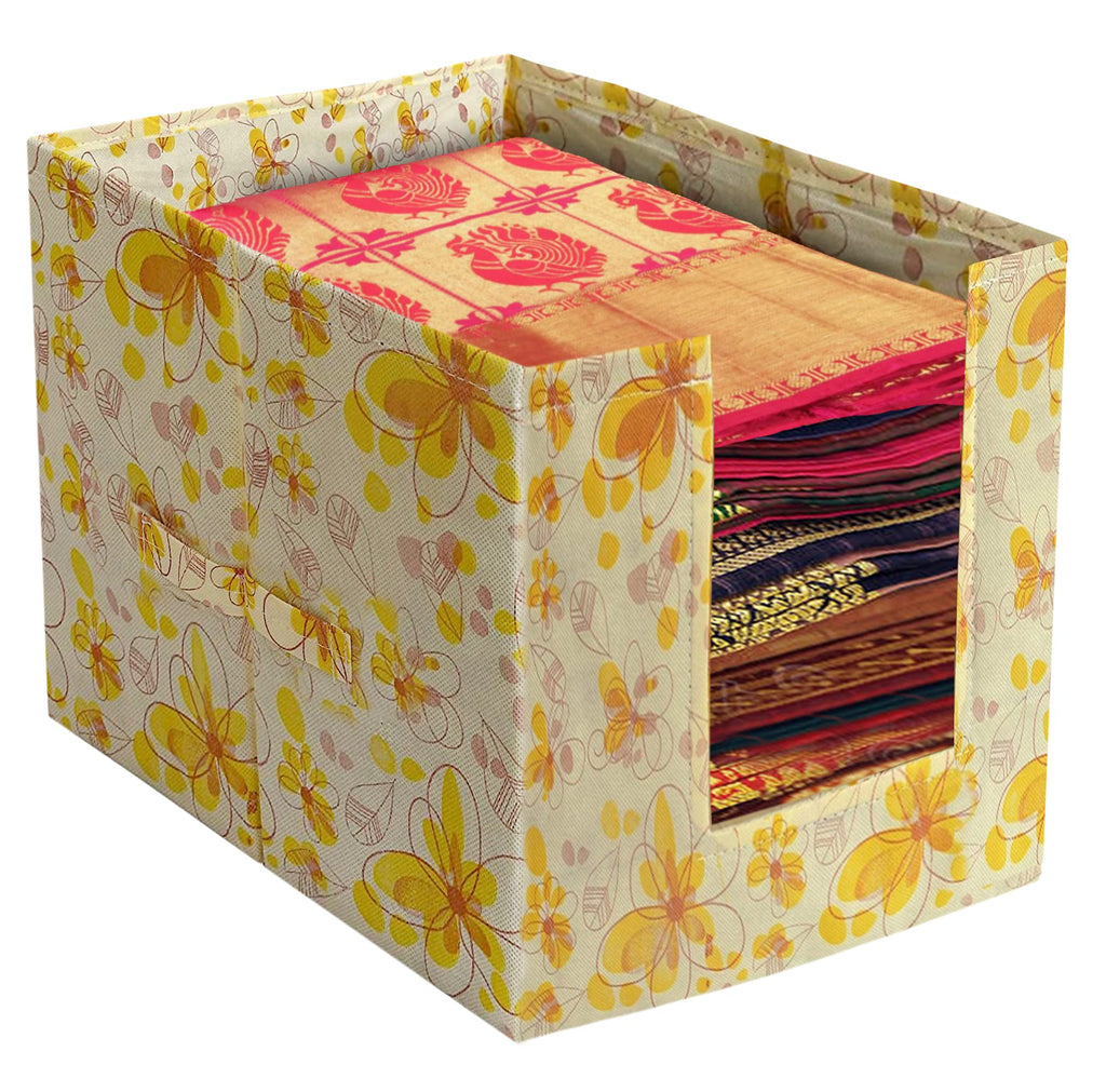 Kuber Industries Women's Rectangular Saree Organizer for – GlobalBees Shop