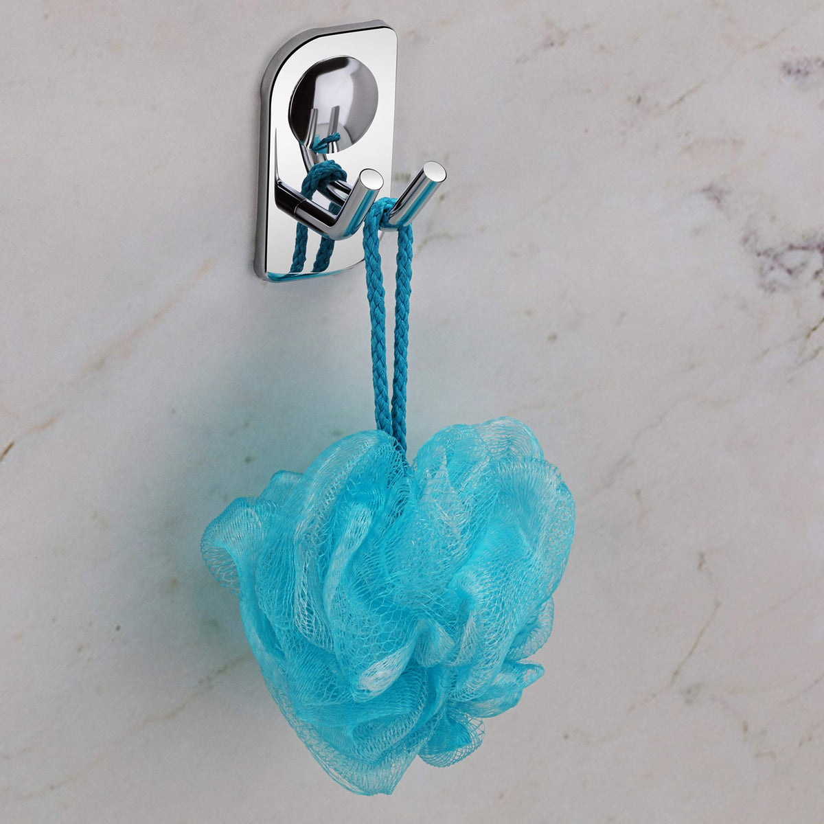 Plantex Dream High Grade Stainless Steel Robe Hook/Cloth-Towel Hanger/Bathroom Accessories (Chrome) - Pack of 1