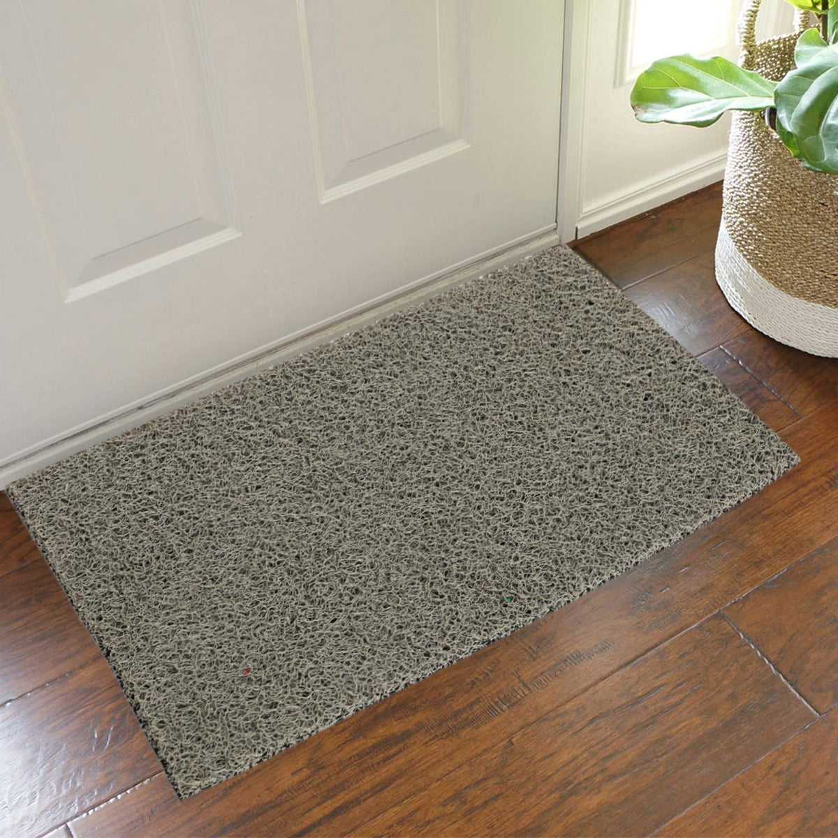 Kuber Industries Country Door Mat (Grey, Microfibre, Standard)