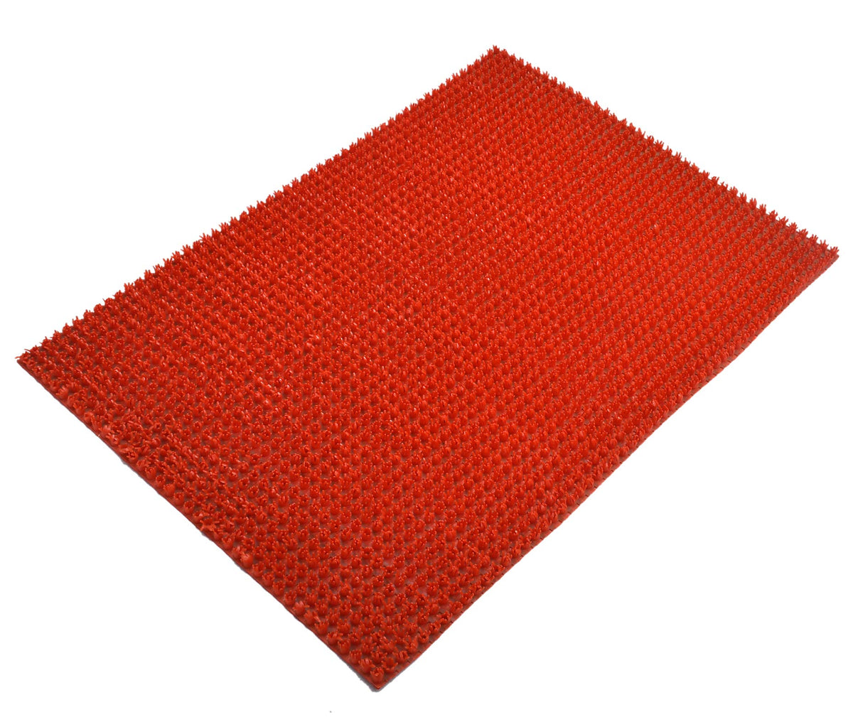 Kuber Industries Door Mats (Red, PVC, Standard)