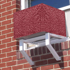 Kuber Industries 3D Design PVC Window AC Cover for 2 Ton Capacity - Maroon (CTKTC01716), Standard